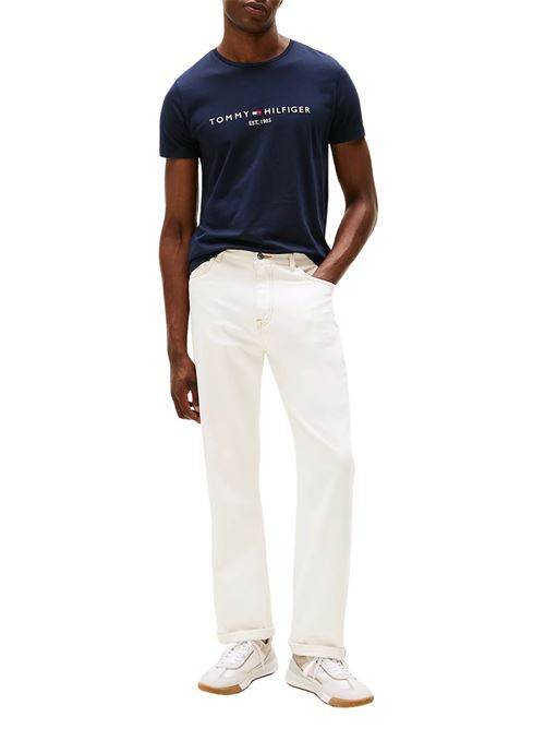 T-shirt blu in cotone Tommy Hilfiger | MW0MW11465403